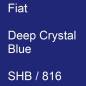 Preview: Fiat, Deep Crystal Blue, SHB / 816.